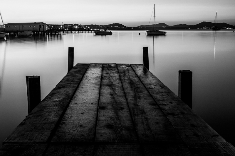 Stage photo - Pose longue à l'aube ancien ponton à Tamaris à La Seyne-sur-Mer dans le Var
